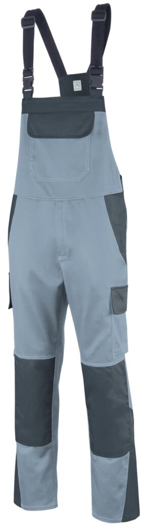 Latzhose ecoRover Safety, mit Chemikalienschutz und Knietaschen