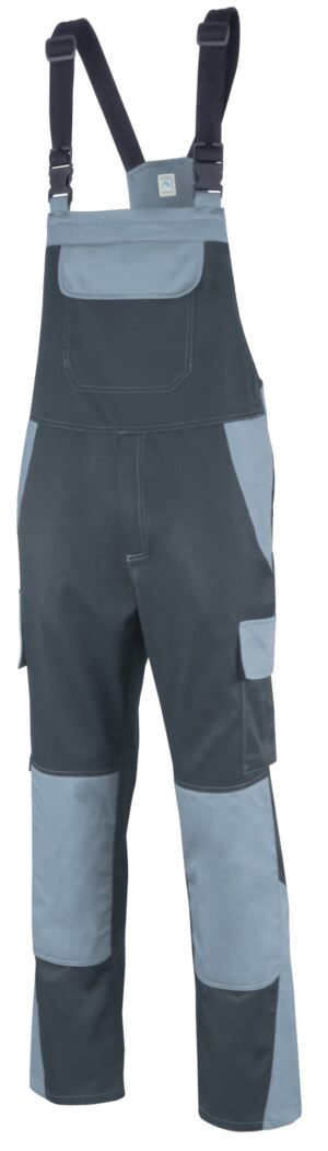 Latzhose ecoRover Safety Plus, mit Chemikalienschutz und Knietaschen