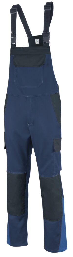 Latzhose ecoRover Safety Flex, mit Chemikalienschutz, mit Knietaschen