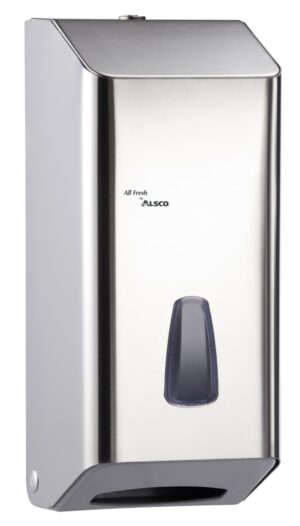 Alsco INOX Einzelblatt Toilettenpapierspender