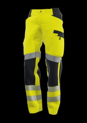 Damen Bundhose Hi Vis Comfort Stretch mit Knietaschen