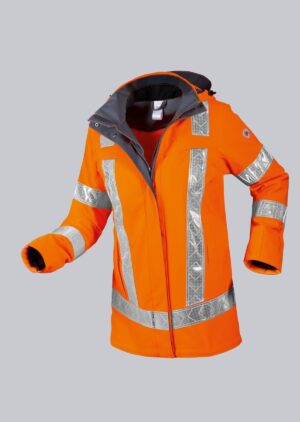Damen Warn-/Wetterschutz-Jacke Hi Vis Comfort, lang