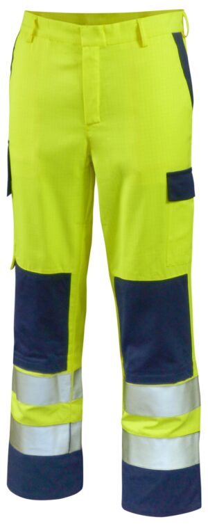Bundhose High Vis Multinorm leicht, ohne Chemikalienschutz, mit Knietaschen