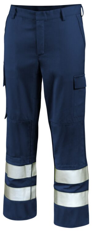Bundhose High Vis Multinorm, leicht, mit Chemikalienschutz, mit Knietaschen