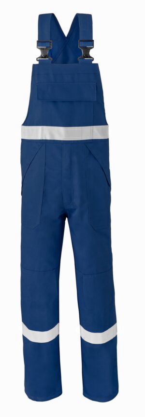 Latzhose 5Safety, mit Reflexstreifen und Knietasche